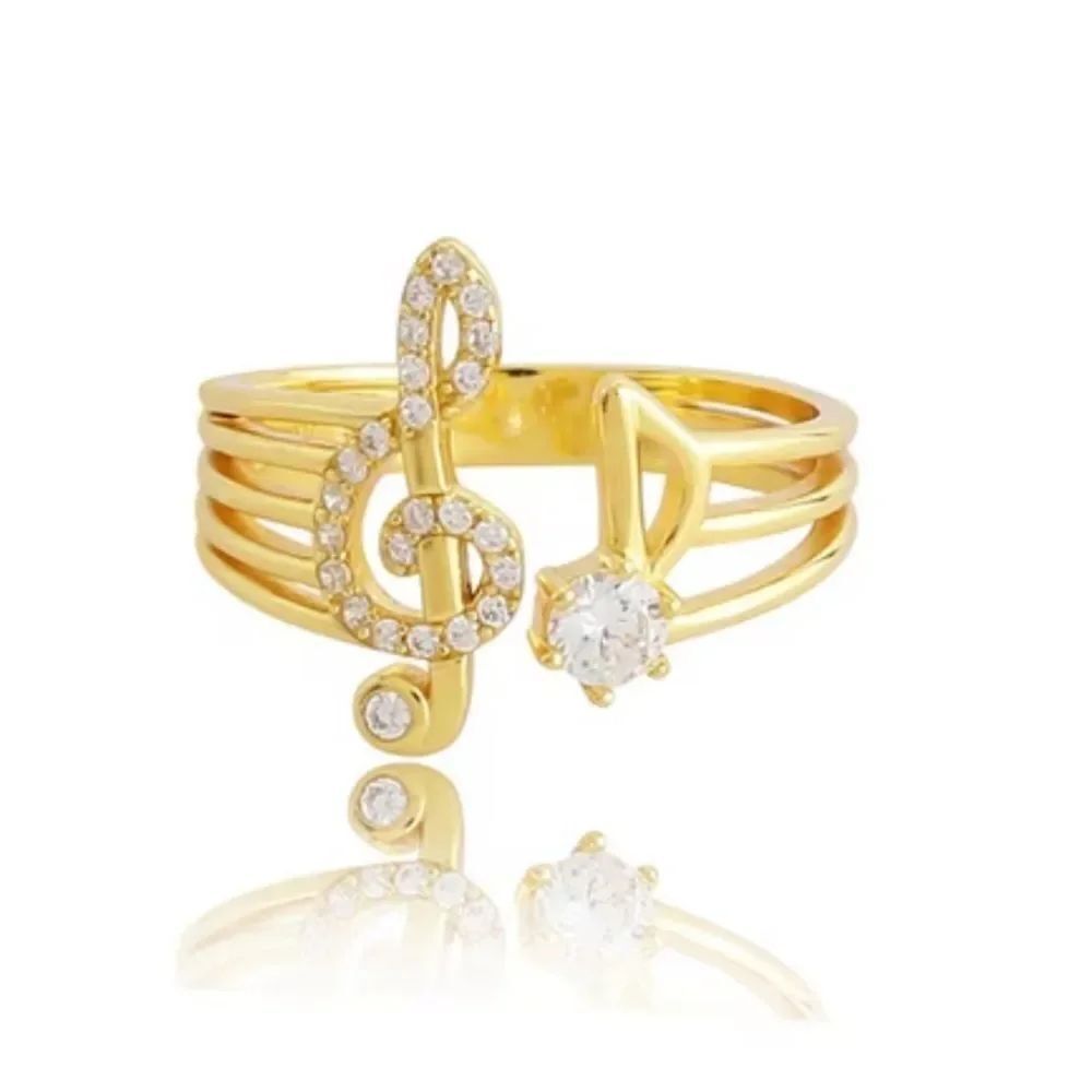 Trendy music ring A554